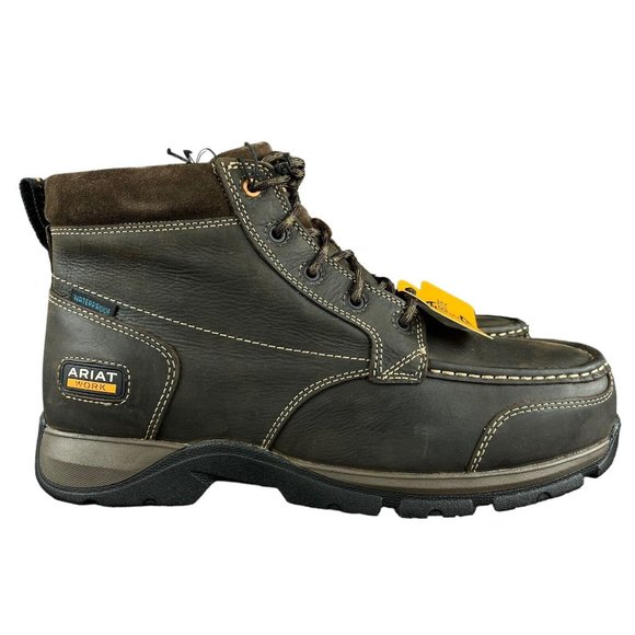 Ariat Edge LTE Chukka H2O Comp Toe Dark Brown Work Boots Men's Sizes 10 - 10.5EE
